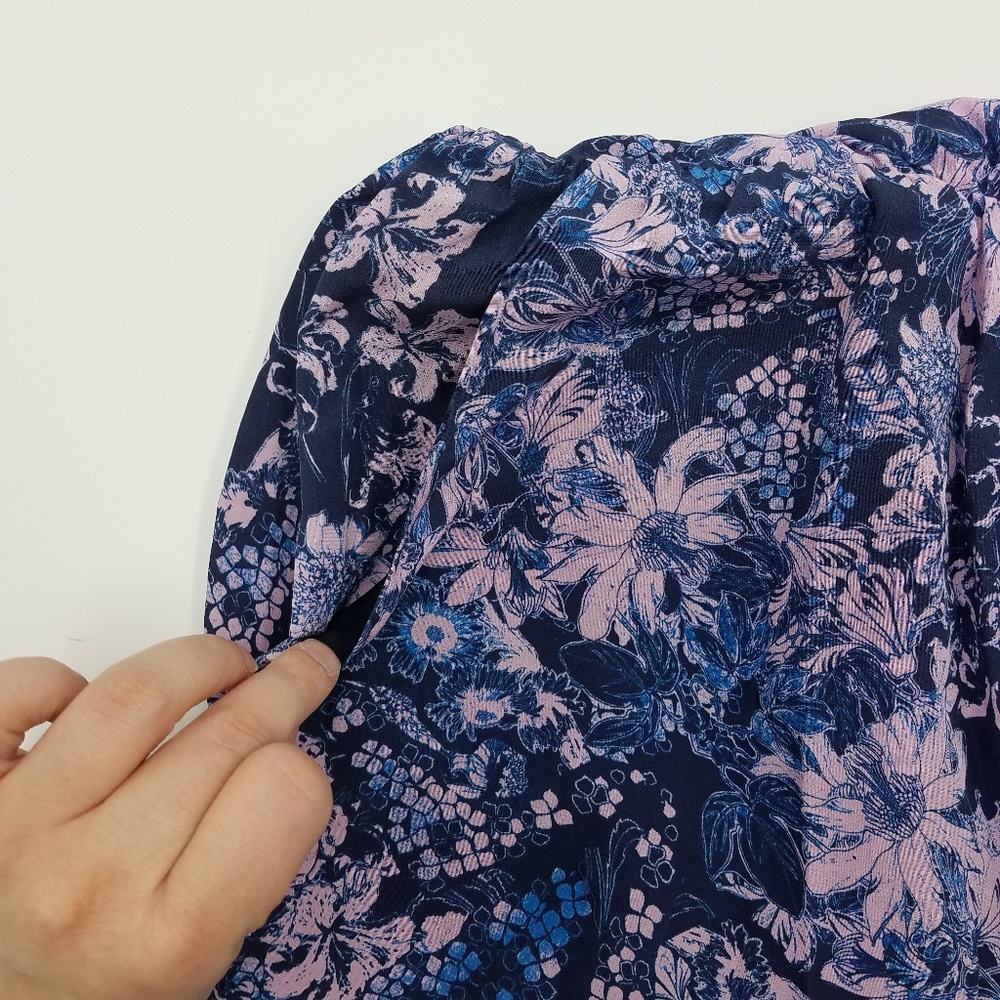 Rebecca Taylor Kiku Printed Draped Jumpsuit - Picture 7 of 7